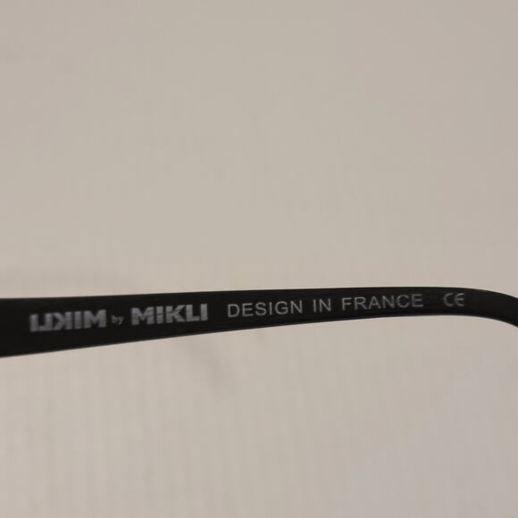 MIKLI MIKLI ML0943 0041 Eyeglasses Frame 54-17-135 Black White - Picture 9 of 13